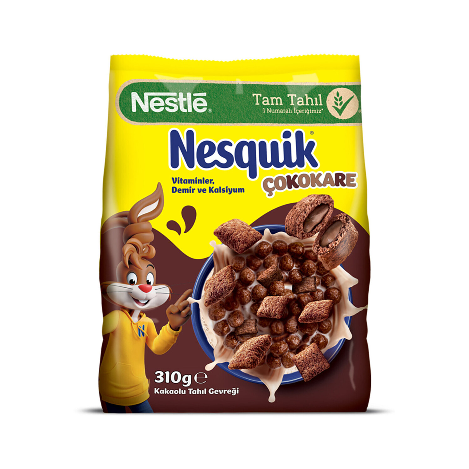 Nestle Nesquik Çokokare Çikolatalı Tahıl Gevreği 310 Gr