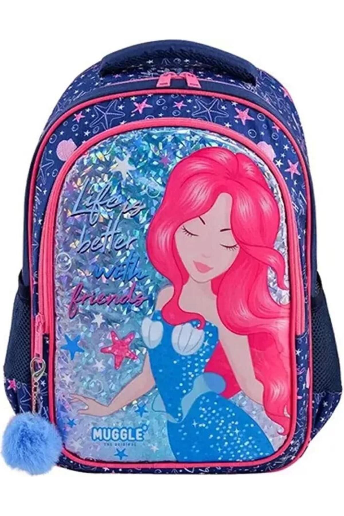 Okul Çantası Marmaid Lacivert Mu 8836 / Muggle