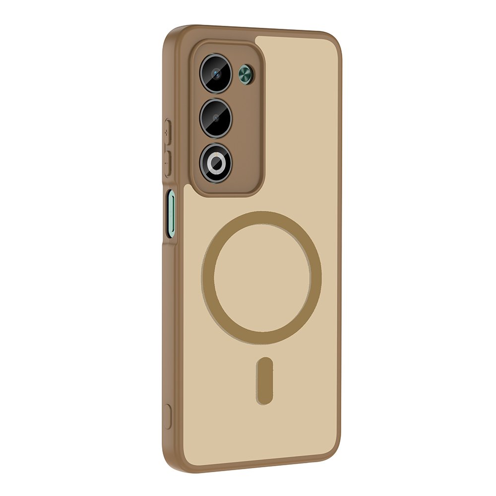 Oppo A5 Kılıf Magsafe Şarj Özellikli Mat Tasarım Lüx Babet Kapak