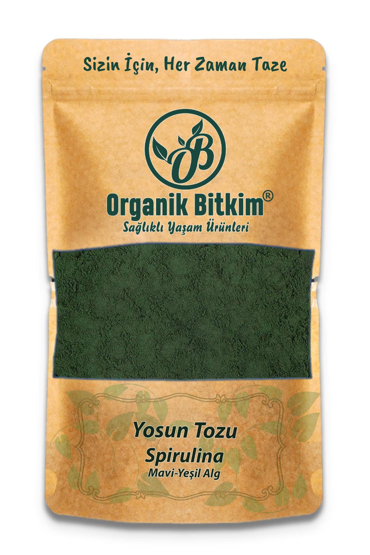 Organik Bitkim Yosun Tozu - Spirulina (Mavi-Yeşil Alg) 250 gr