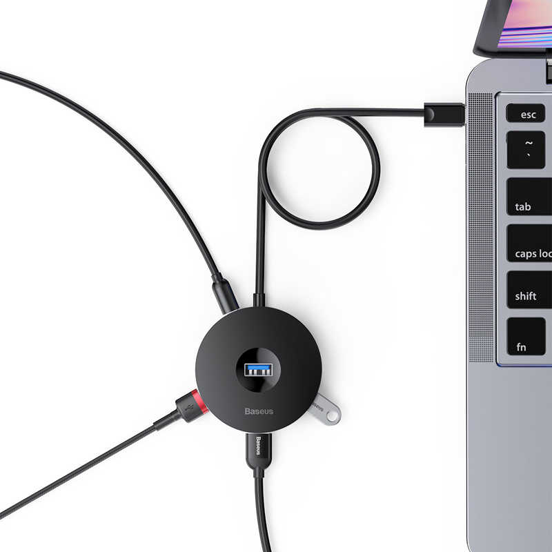 Orijinal Baseus Aynı Anda 5 Port Destekli Çoğaltıcı Hub Adaptör
