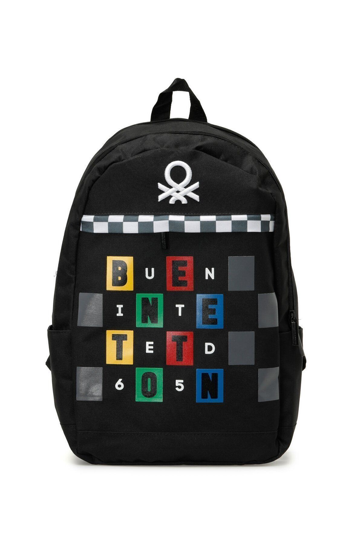 OVERQ-03759 3PR Siyah Unisex Sırt Çantası