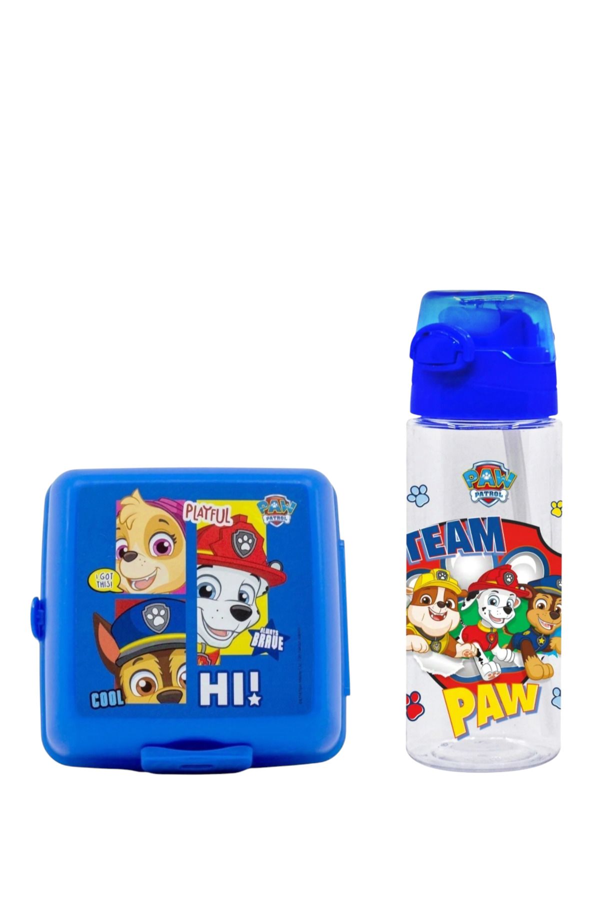 Paw Patrol Dört Bölmeli Beslenme Kabı ve 500 ml Tritan Matara