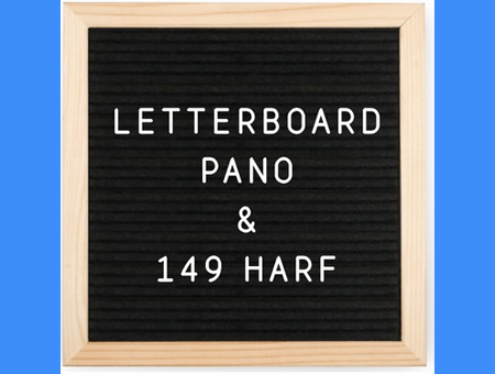 Petrix PD84423 Harfli Ahşap Yazı Panosu