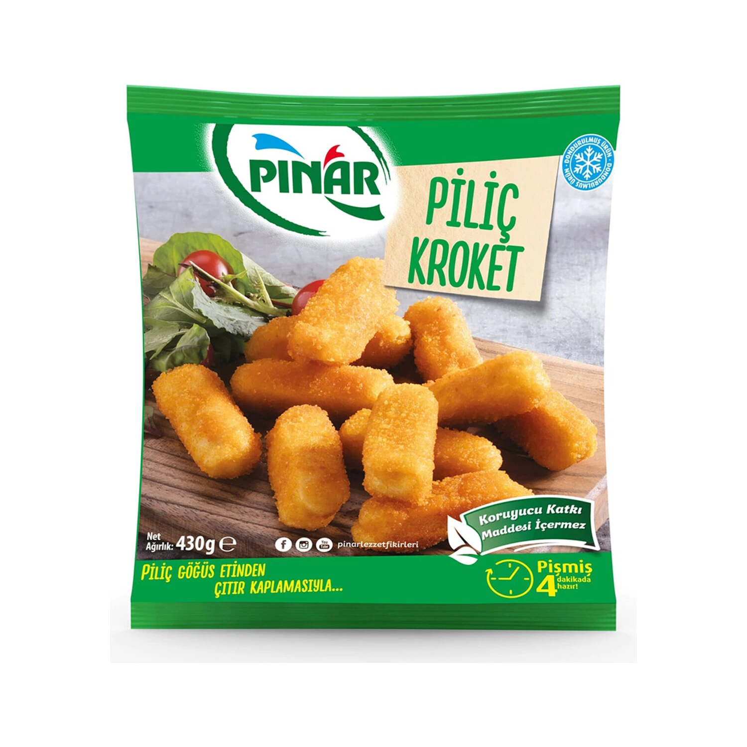 Pınar Piliç Kroket 430 Gr