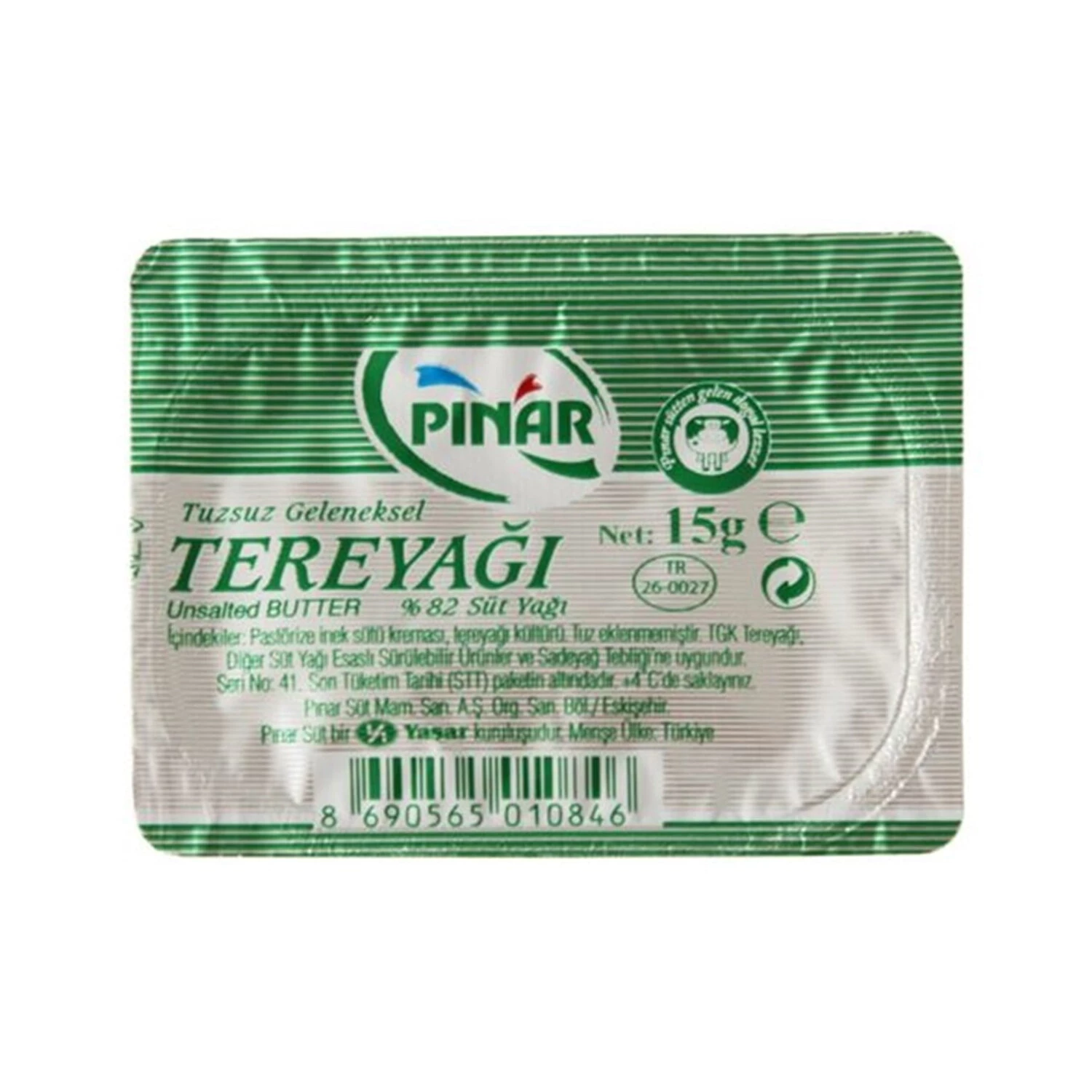 Pınar Tereyağ Pratik Kahvaltı 15gr
