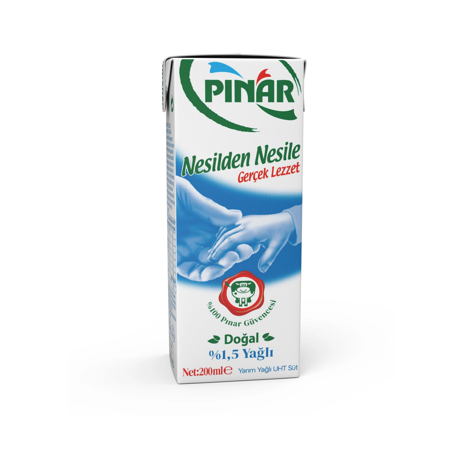 Pınar Yarım Yağlı Süt 200 Ml