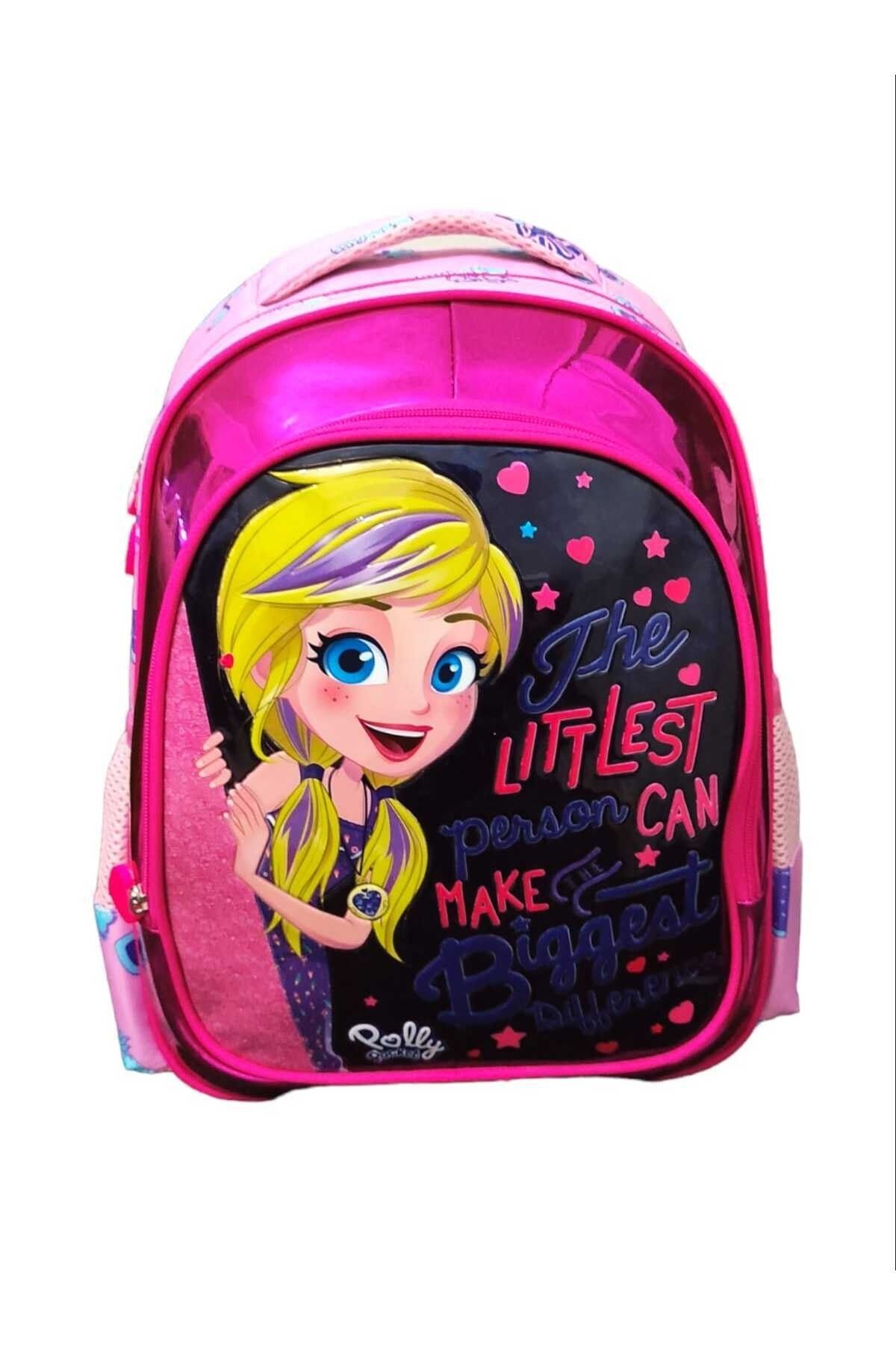 Polly Pocket Lisanslı Kiz Çocuk İlkokulu Çantası 21480 Fuşya