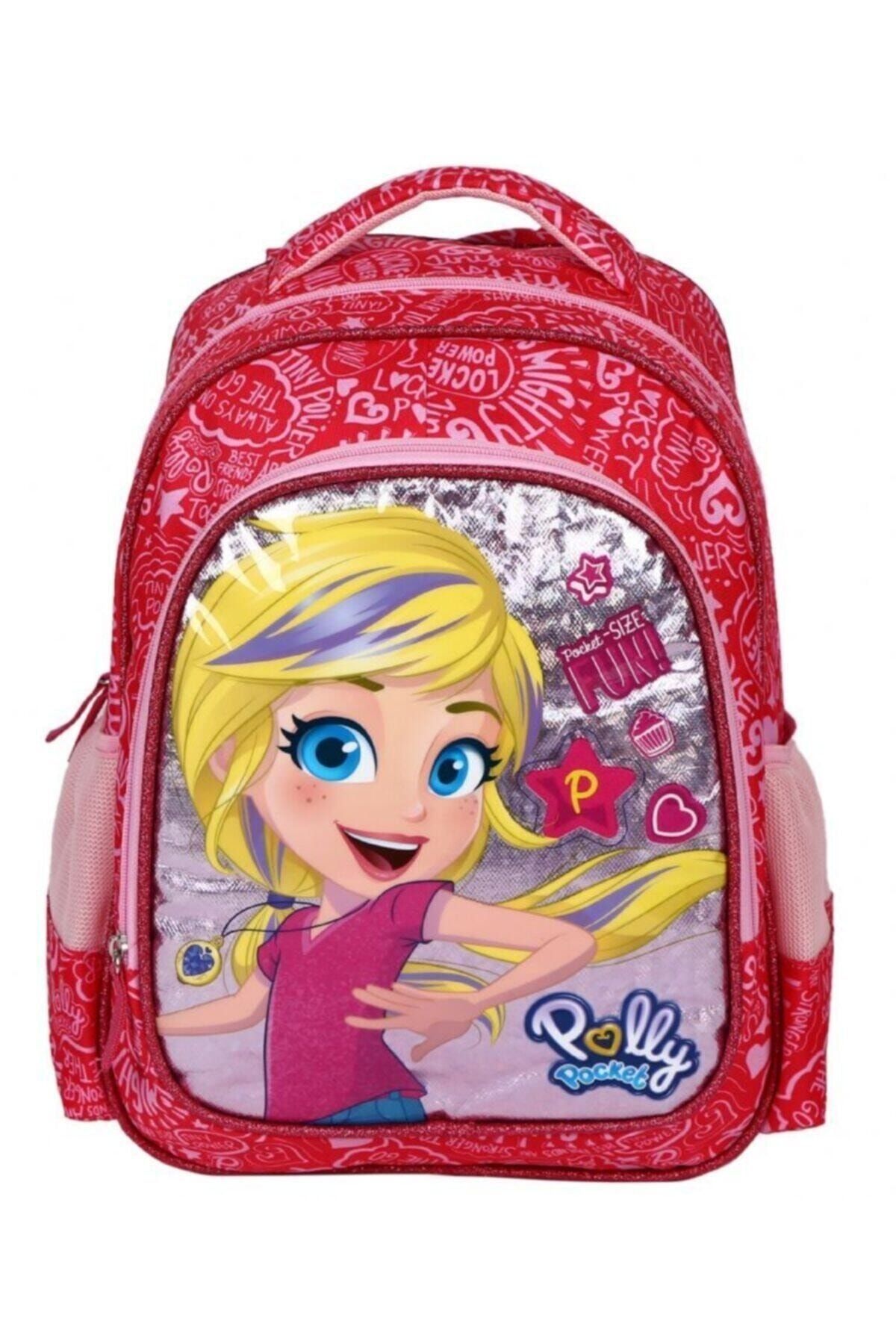 Polly Pocket Lisanslı Pembe Okul Çantası