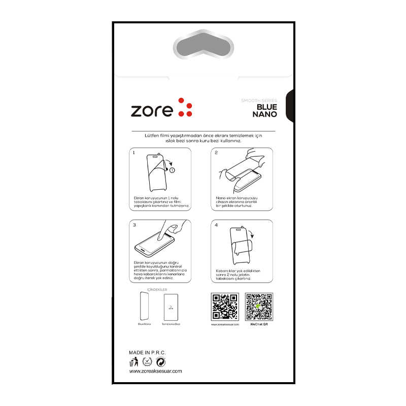 Realme C3 Ekran Koruyucu Blue Nano Screen Protector