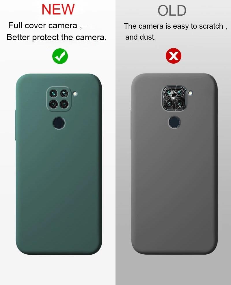 Redmi Note 9 Kılıf 3D Maximum Kamera Korumalı Mat Soft Silikon