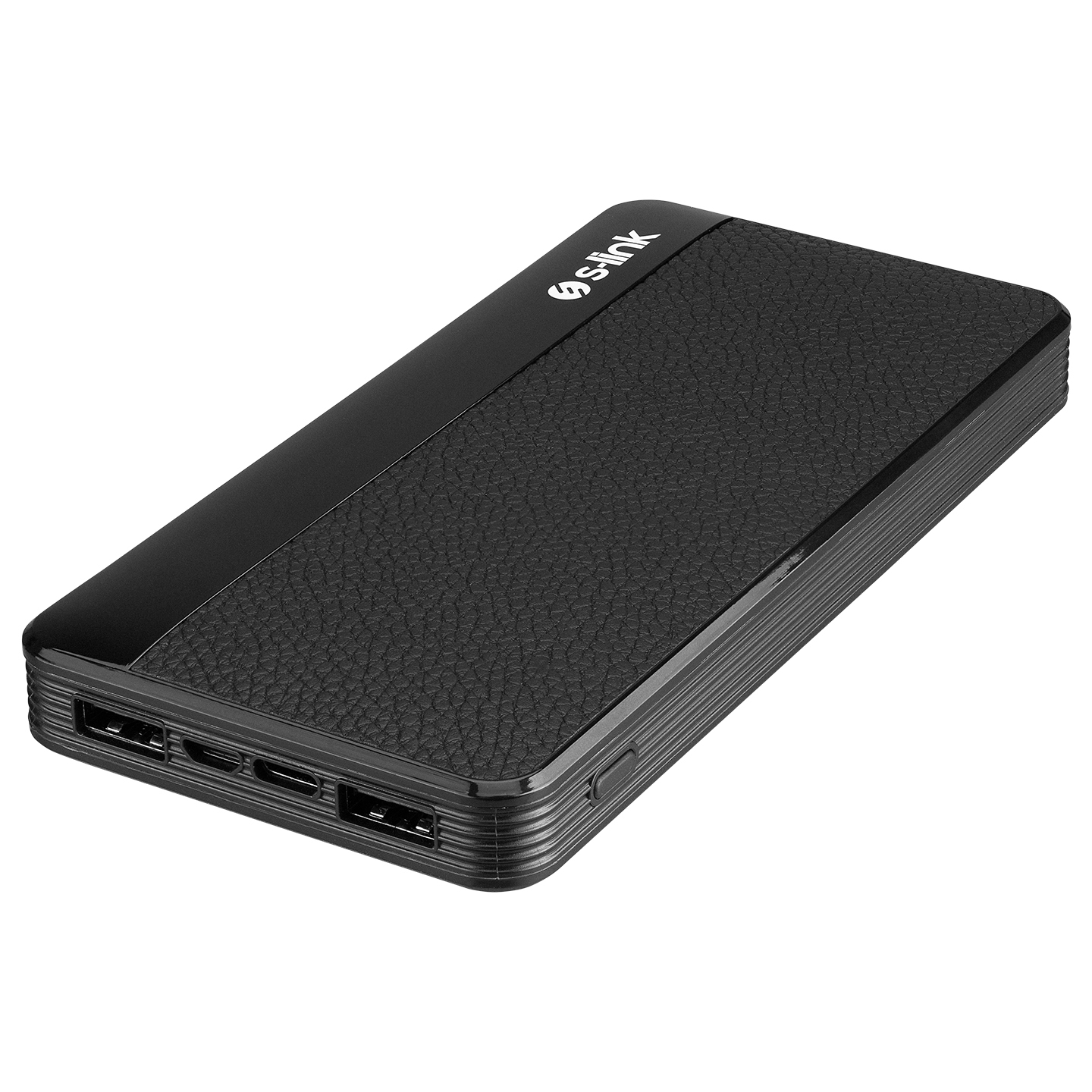 S-link IP-G59L 10000mAh 2*Usb Port+Micro+Type C 2 in 1 Kablolu Siyah LCD Göstergeli Taşınabilir Pil