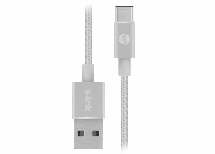 S-LINK SWAPP SW-C702 2A 1M GRI TYPE-C DATA + SARJ KABLOSU