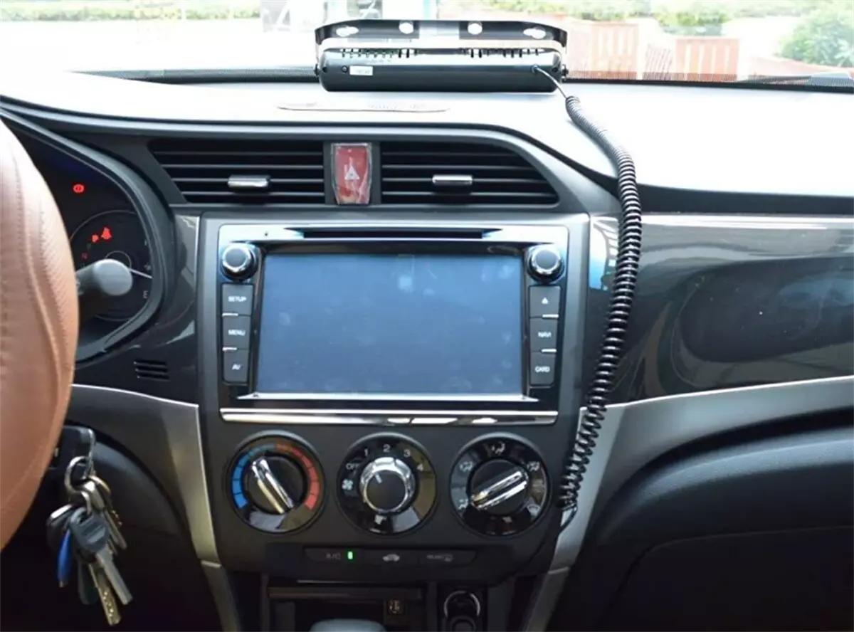 S6 12v Çakmaklık Girişli Cam Içi Vantuzlu Yanıp Sönen Ledi Turuncu Beyaz