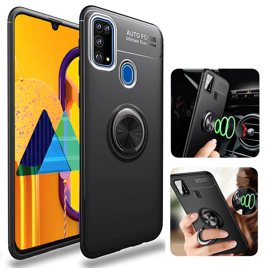 Samsung Galaxy M31 Stantlı Manyetik Kamera Korumalı Kalite Kılıf