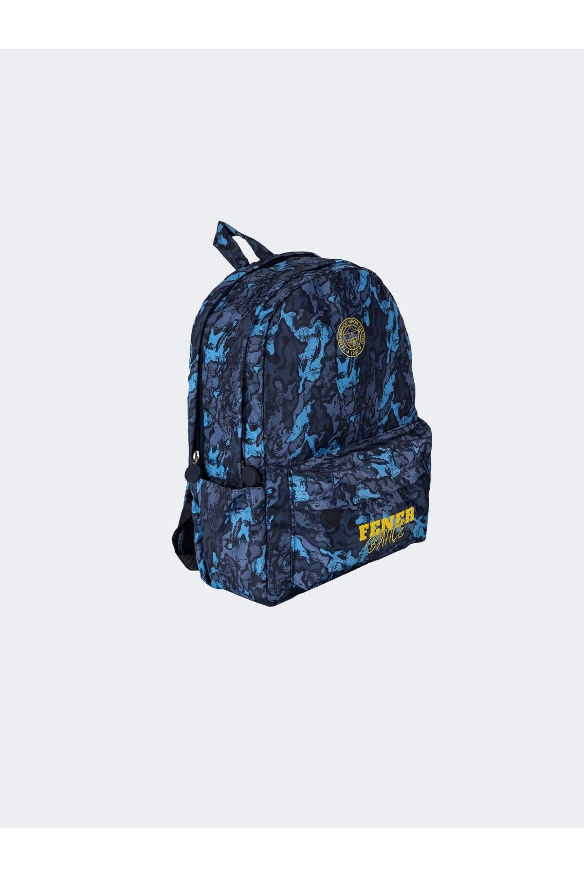 Sarı Logo Detaylı Çift Gözlü Batik Çanta / 23709