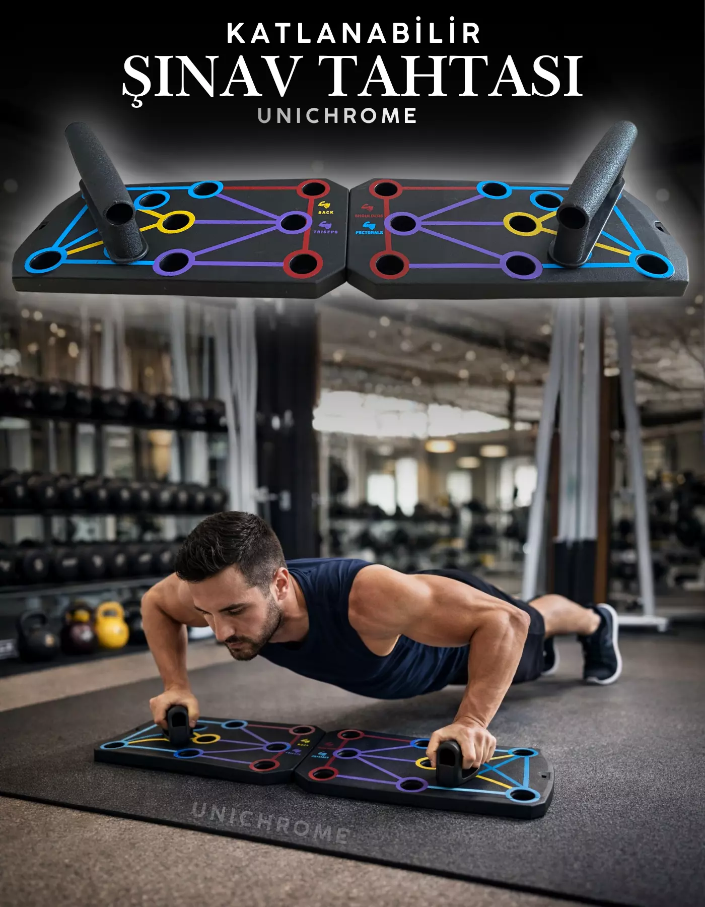Şınav Tahtası Çalışma Platformu Aleti Barları Fitness Spor Push-up Kondisyon