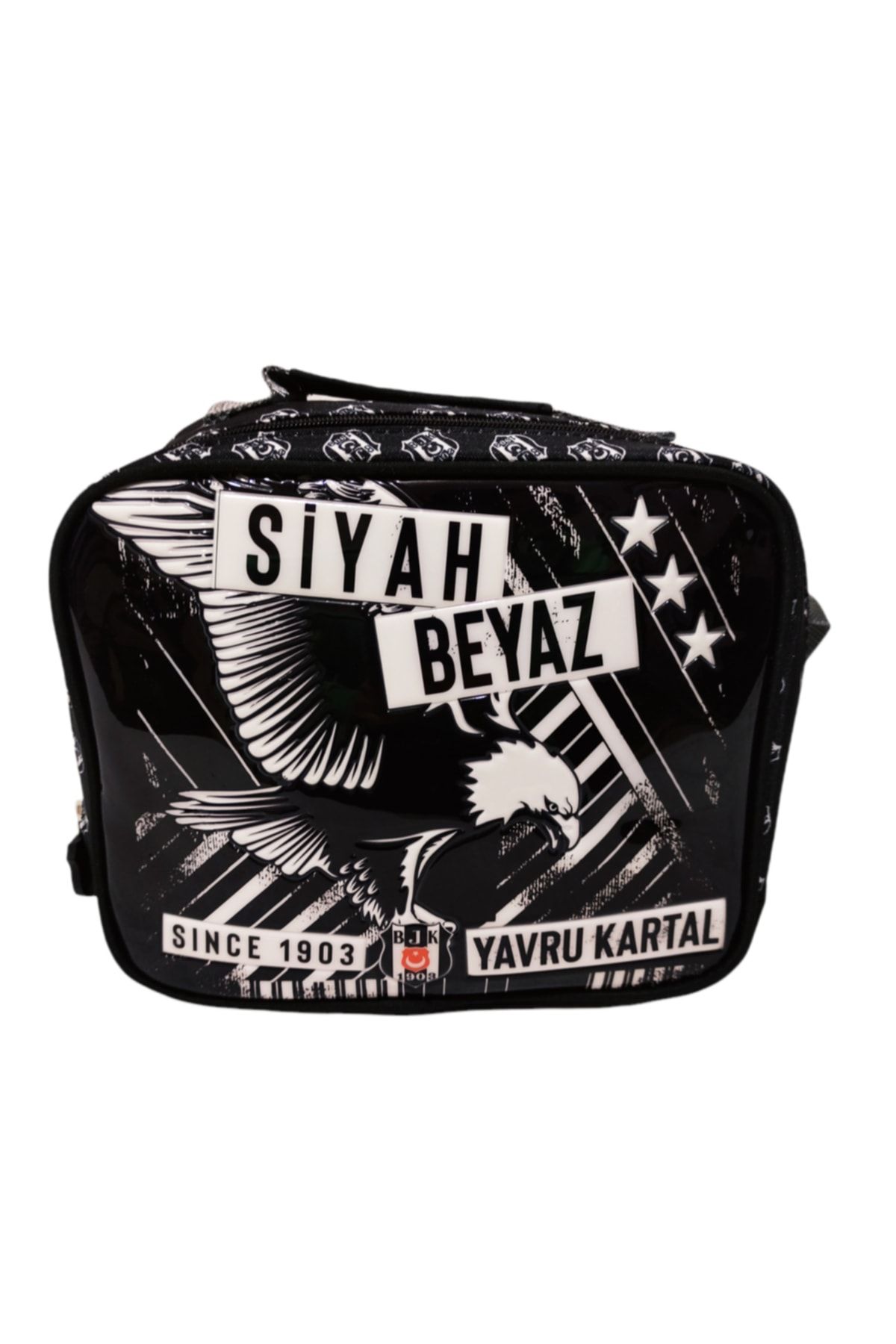 Siyah Beyaz Yavru Kartal Beslenme Çantası