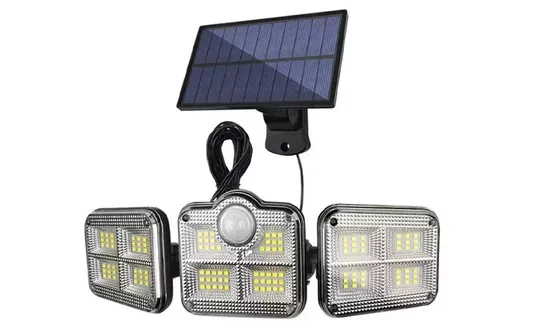 122 Led Solar Uzaktan Kumandalı 3 Modlu Bahçe Garaj Lambası