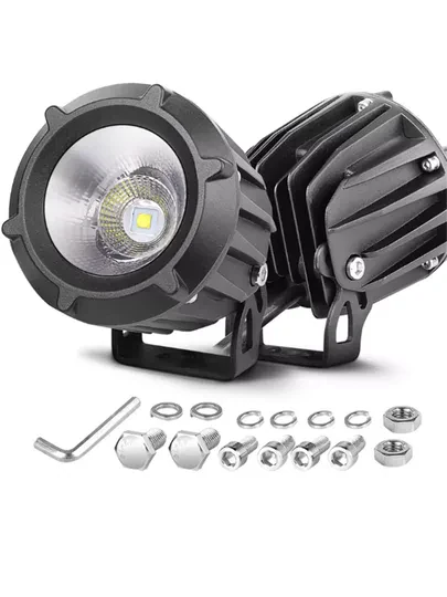 30w Yuvarlak Tek Ledli Sis Farı Off Road Çalışma Tekne Lambası