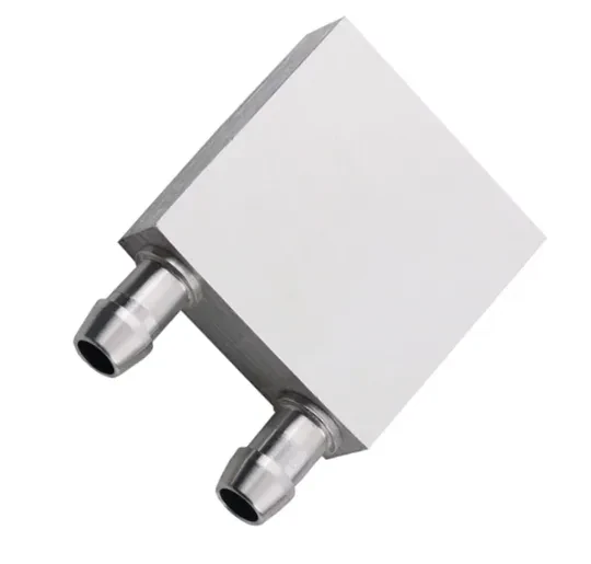 Alüminyum Sıvı Su CPU Isıtma Soğutma Bloğu 40x40mm 4x4cm