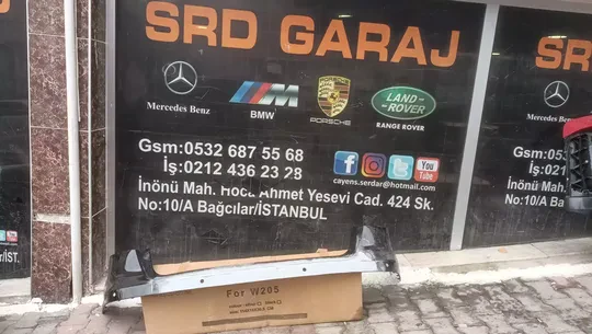 Audi A4 2017 2020 Çıkma Arka Tampon 8W9807511AG 8W8807511AE