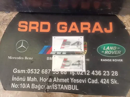 Audi A4 S4 Yazı Logo