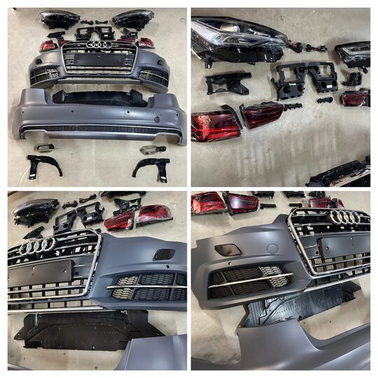Audi A6 S Lıne 2012 2019 Donusum Setı Farlı Stop Lu