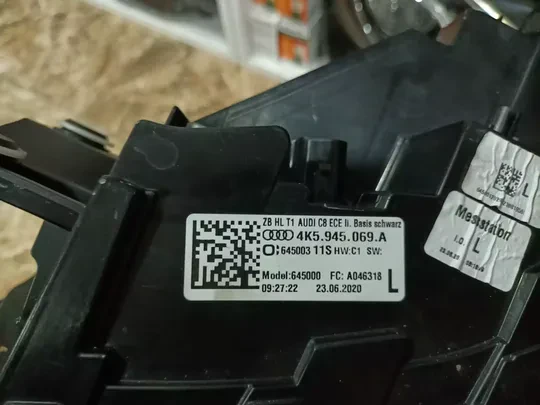 Audi A6 Sol LED Stop Orjinal Hatasiz 4K5945069