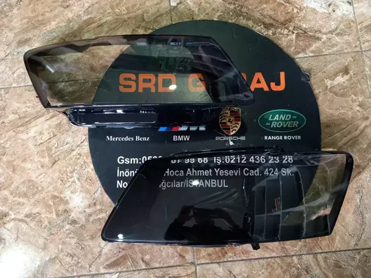 Audi Q5 2013-17 Sağ Sol Far Camı