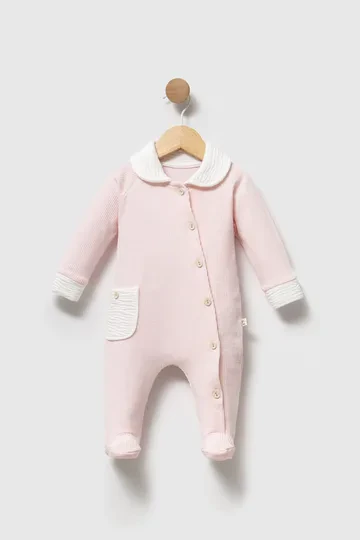 Bebelinna 2790  Penye Tulum 0-3 / 3-6 Ay Pembe