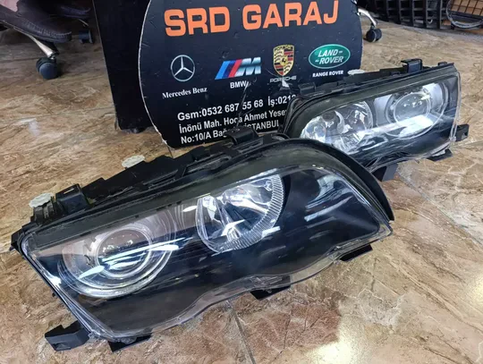 BMW 3 Serisi E46 1999-2002 Sağ Sol Zenon Far Çıkma Orjinal