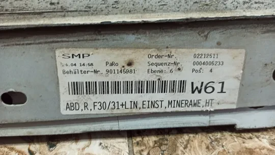 BMW 3 Serisi F30 F31 Sağ Sol Marşbiyel Kaplaması