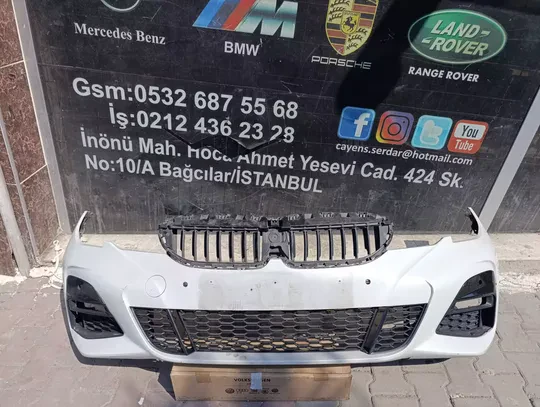 BMW 3 Serisi G20 2019-21 M-Tech Ön Tampon Çıkma Good Go Sedef Beyaz