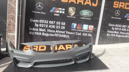 BMW 4 Serisi F32 M4 Ön Tampon Dolu