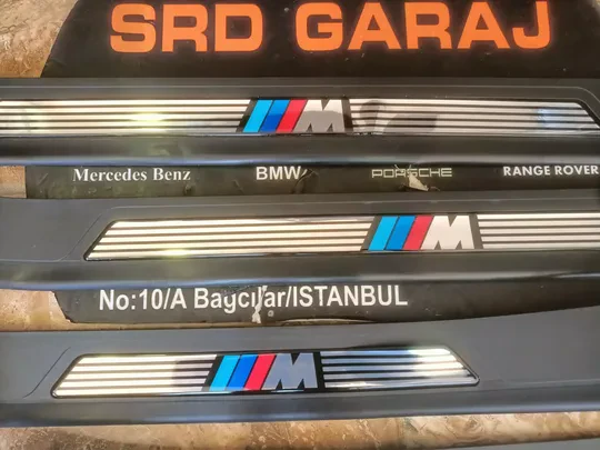 BMW 5 Serisi E39 M5 M-Tech Kapı Eşik Çıtası Seti