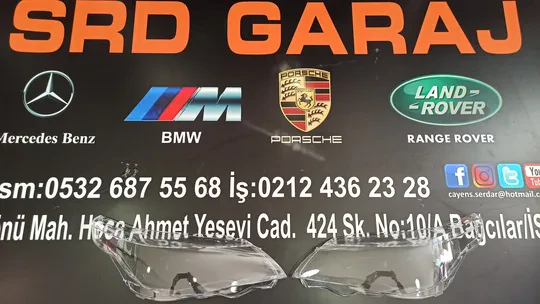 BMW 5 Serisi E60 Sağ Sol Far Camı Sıfır