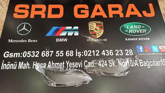 BMW 5 Serisi E60 Sağ Sol Far Camı Sıfır