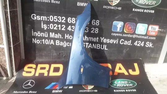 BMW 5 Serisi E60 Yan Sanayi Alımınyum Boyalı Çamurluk