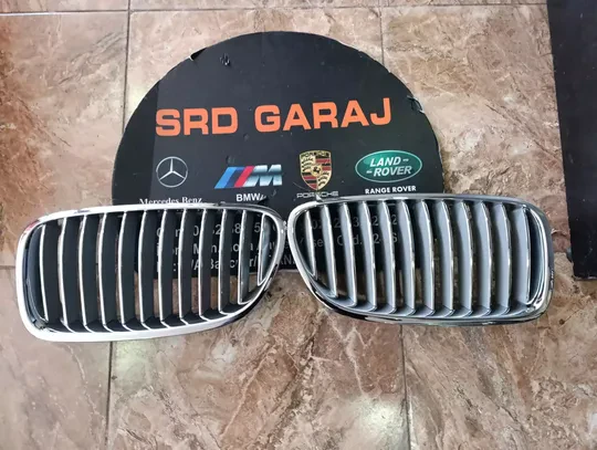 BMW 5 Serisi F10 2010-13 Krom Gri Sağ Sol Panjur 7261355 7261356
