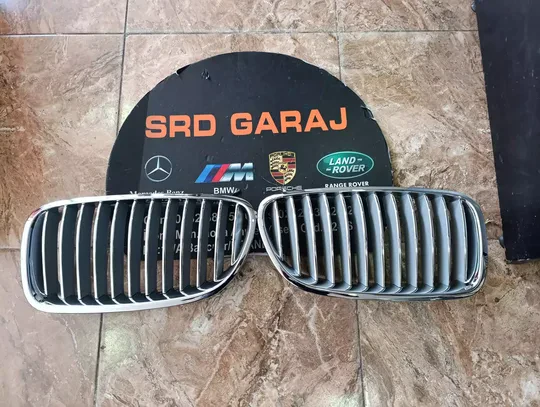 BMW 5 Serisi F10 2010-13 Krom Gri Sağ Sol Panjur 7261355 7261356