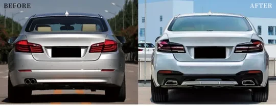 BMW 5 Serisi F10_DAN G30 Dönüşüm Arka Tampon Sıfır