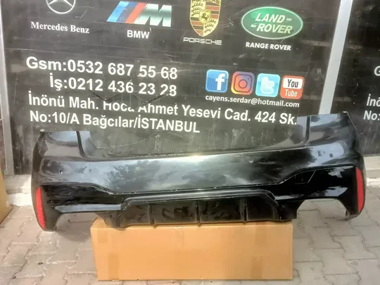 BMW 5 Serisi G30 2017-20 M5 Arka Tampon Çıkma Gri Good Go