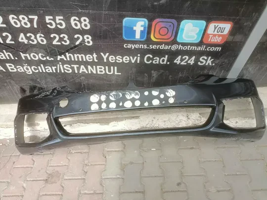 BMW 5 Serisi G30 2017-20 Ön Tampon M-Tech Çıkma Orj 8064928 Gri