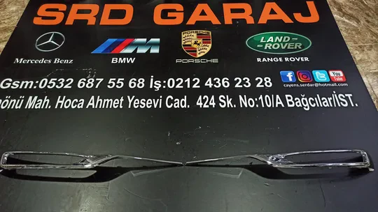 BMW 5 Serisi G30 Ön Tampon Alt Sağ Sol Nikelajı 51117409552 -51