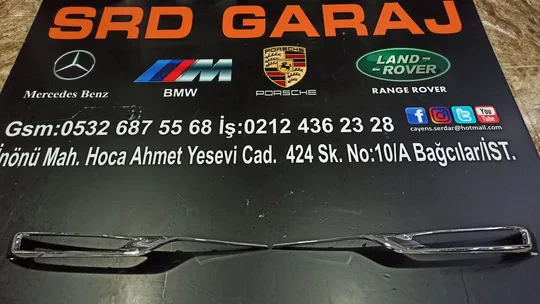 BMW 5 Serisi G30 Ön Tampon Alt Sağ Sol Nikelajı 51117409552 -51