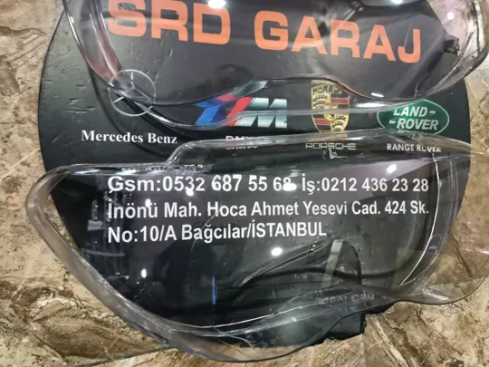BMW 7 Serisi E65 Far Camı 2002-2005 Eski Tip