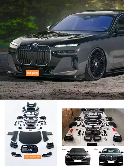 BMW 7 Serisi F01 F02 2008 Medel 2024 Yükseltme Body Kit