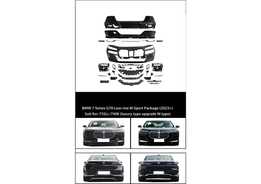 BMW 7 Serisi G70 M-Tech Tampon Seti 2022-