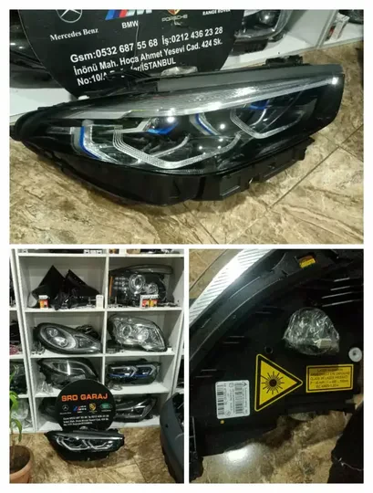 BMW 8 Serisi G14 G15 G16 Sag Lazer Far A8 8739590-05